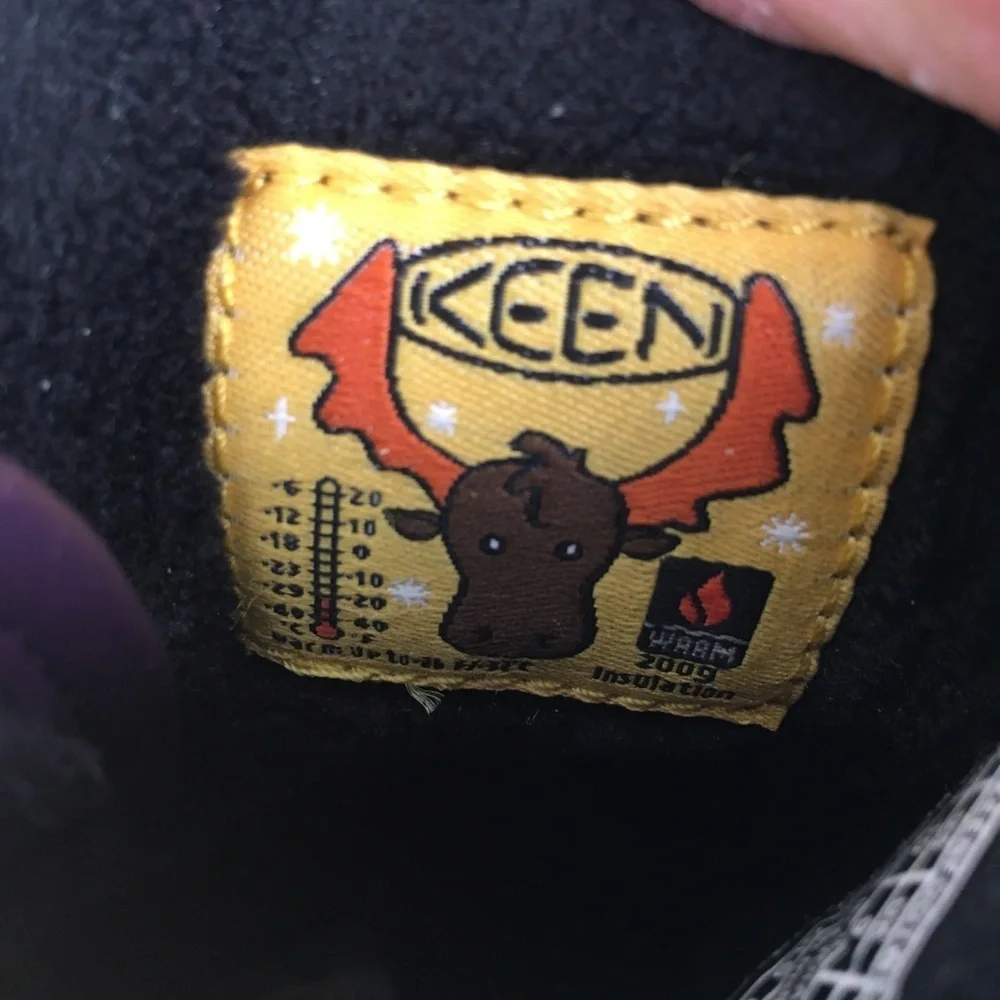 Keen Girls Purple Puffrider Keen-Dry Waterproof Insulated Winter Snow Boots Sz10 - Picture 9 of 12